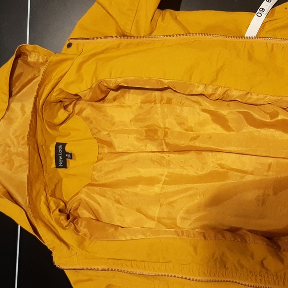 Mustard lightweight coat with hood - Picture 10 of 13